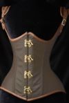 Faux Leather Under Bust Corset